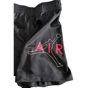 Nike Air Jordan Athletic Shorts Youth Boys 3T Black Jumpman Logo Basketball